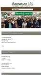 Mobile Screenshot of abundantlifemooresville.org